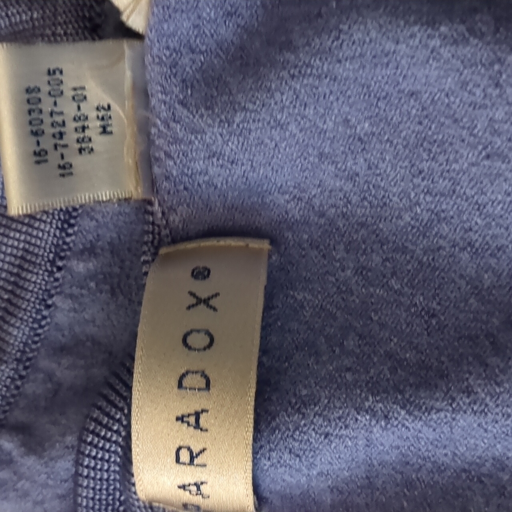 Paradox violet colored light fitted sweater dress top, Women's Small - Picture 6 of 7